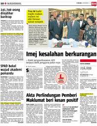 Akta ini akan memberi perlindungan kepada pemberi maklumat daripada sebarang tindakan memudaratkan akibat daripada pendedahan yang telah dibuat. Akta Perlindungan Pemberi Maklumat Beri Kesan Positif Klik