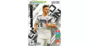 Neuer — pavard, boateng (hernandez 85), alaba, davies — goretzka, kimmich — gnabry (martinez 88), muller, coman (perisic 73) — lewandowski goalscorers: Joshua Kimmich Germany Adrenalyn Xl Euro 2020 Card Le Jk