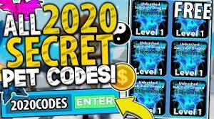 To enter a code, click on the codes button and then enter the relevant code below. All 20 Secret 2020 Pet Codes In Ninja Legends Free Max Pets Roblox Youtube