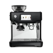 The breville barista touch is exactly what you're looking for. The Barista Touch Espresso Machine Breville Sage