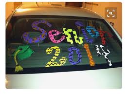 How To Make An Interesting Art Piece Using Tree Branches Ehow Car Window Paint Window Markers Grad Party Supplies