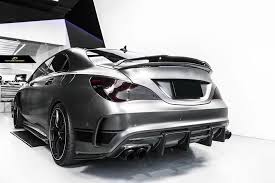 Carbon Fiber Rear Diffuser For Mercedes Benz Cla Class W117 Cla200 Cla250 Cla260 Cla45 2013 2019 Mercedes Benz Mercedes Benz