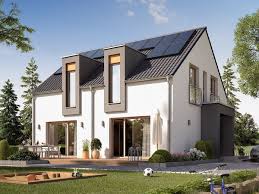 Modernes Fertighaus Mit Satteldach Ohne Dachuberstand Gaube Haus Bauen Ideen Einfamilienhaus Aussen Living Haus Sunshine 15 Einfamilienhaus Haus Living Haus