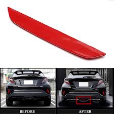 Fits like glove and looks great like factory install. Automotive Mouldings Trim For Toyota C Hr Carbon Fiber Bumper Reflector Cover Overlay Accessories Trims