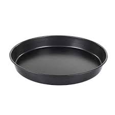 Omkuwlq Carbon Steel Non Stick Pizza Pan Oven Baking Trays Mold Microwave Cake Dish Mould Plate Kitchen Chicken Tools Tray Bakes Pan Pizza Microwave Cake