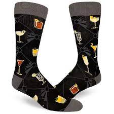 Speakeasy Cocktails Socks Men S Crew Sock Mens Crew Socks Mens Socks Mens Novelty Socks