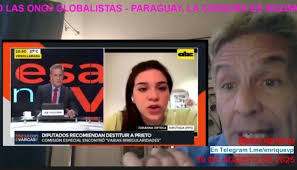 Enrique vargas peña, Califica a la oposición paraguaya de patético por  haber votado en contra de la destitución de Miguel Prieto
