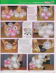 Revista De Manualidades Globoflexia Oveja De Globos Decoraciones De Globos Para Fiesta Globos Manualidades