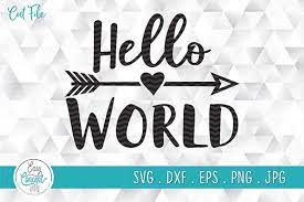 Download New Baby Hello World Graphic By Easyconceptsvg Creative Fabrica