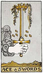 In general, its dark color (or lack thereof) has resulted in numerous cultures associating it with imminent death, bad fortune, disaster, hatred, war, and even the end of the world. Ace Of Swords Tarot Card Interpretation Quantum Way Of Life