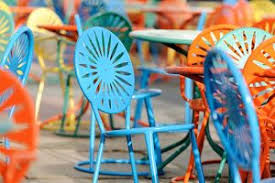 Mendota Blue Chairs Have Invaded To Build Support For The Memorial Union Reinvestment Project How Do You Like Them Terrace Mendota Blue Chair
