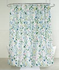 Bungalow Rose Tekamah Floral Fabric Single Shower Curtain Reviews Wayfair Fabric Shower Curtains Floral Shower Curtains Cotton Shower Curtain