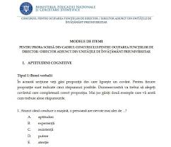 Scoala nr 310 bucuresti regele mihai i management educational. Ministerul Educatiei A Publicat Modele De Subiecte Pentru Proba Scrisa A Concursului De Directori De Scoli Hotnews Mobile