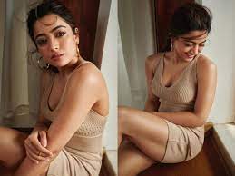 Rashmika Mandanna Looks Oh So Sexy In Beige Outfit, Proves She Is Called  National Crush For a Reason - News18