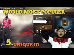 Введите адрес видео с youtube: 5 Most Populer And Unique Id In Free Fire World Most Populer Id Garena Free Fire Youtube