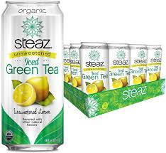 Green tea soda be the first to rate & review! Amazon Com Steaz Green Tea Soda Organic Iced Green Tea Unsweetened With Lemon 16 Fl Oz Grocery Gourmet Food