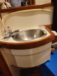 Marine Trader 34' 1991. Sink in aft cabin leaks when the faucets turn on.  This is the first time since we bought tge boat we've turned them