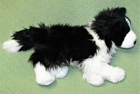 Black And White Collie Dog 14 Douglas Border Collie Dog Plush Stuffed Puppy Black White 2015 Cuddle Toy Douglas Plush Dog Dog Stuffed Animal Black And White Dog