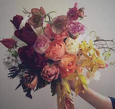 Under The Floral Spell With This Colourful Bouquet Wildbunchflowers Happy Flowers Colorful Bouquet Flower Arrangements