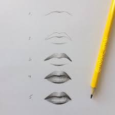 Robin On Instagram Tuto Comment Dessiner Des Levres En 5 Etapes Toujours Avec Un Seul Crayon Dessin Yeux Facile Dessin Des Levres Levre Dessin