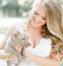 The pros mixed both large and small sunflowers with sizable dahlias and tiny blue and purple buds. Bride Chooses Puppies Instead Of Flower Bouquets Arabia Weddings