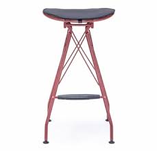 While these bar stools can still slide under the kitchen bar, they may be easier to sit in for younger kids or those who need the additional back support. Lilly 2 Black Faux Leather Dark Red Metal Bar Stools By Ac Pacific