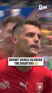 Granit Xhaka puts the exclamation point on this one He converts his penalty and make it 4-1 for Switzerland
