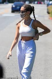 Which of these female characters with pigtails or one braid is your favorite? Madison Beer Keeps Rocking Her Pigtail Braids In White Crop Top And A Leopard Print Face Mask Healthyfrog