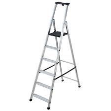 Escabeau Hailo Plateforme Pehd 6 Marches Gris Escabeau Plateforme Et Escabeau Bois