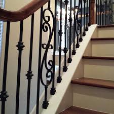 White stair the traditional 6 ft. Buy Iron Baluster Shoes 10 Pack Stair Parts For 1 2 Square Scroll Basket Twist Knuckle Iron Balusters Metal Slant Angled Shoes Real Satin Black Not Matte Online In Vietnam B07smwwty5