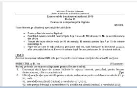 Evaluarea competenţelor lingvistice şi digitale se desfăşoară în fiecare dintre cele 22 unităţi de învăţământ liceal din județ. Competente Digitale Bac 2019 Jitaruionelblog Pregatire Bac Si Evaluarea Nationala 2021 La Matematica Si Alte Materii Materiale Lectii Formule Exercitii Rezolvate Matematica Gimnaziu Si Liceu Teste De Antrenament Edu Ro Modele