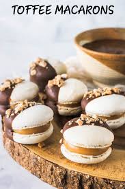 Toffee Macarons Recipe Macaroon Recipes Macaron Recipe Toffee