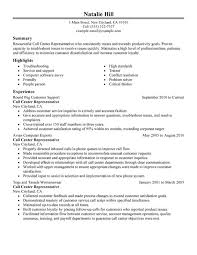 Call Center Resume Sample Mt Home Arts