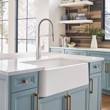 Check out blanco's new ikon 33″ apron front low divide kitchen sink here at our showroom in vaughan. Low Divide Sink Kitchen Bath Design News