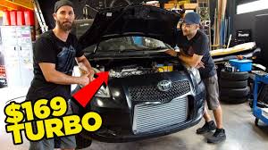Budget Yaris Gets Boooooost 169 Ebay Turbo Will It Go Or Will It Blow Youtube