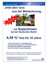 Deutsche bank ag 60 wall street new york, ny 10005 usa. Mit Superzinsen His Immobilien Gmbh