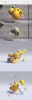 Blob Mesh On Behance Motion Design Visual Design Art Design