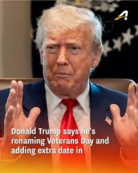 Renaming Veterans Day and Adding Extra Date
