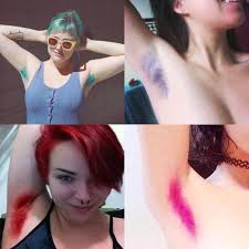 Dyeing Your Armpits Bright Colors Is Still A Thing Dyed Armpit Hair Hair Color Hair