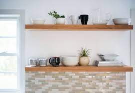 Find modern floating shelves & more at west elm®. Learn How To Hang Open Kitchen Shelves Floating Shelves An Easy Way