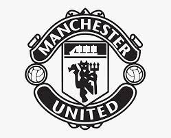 Manchester united logo by unknown author license: Man United Logo Png Manchester United Logo Black And White Transparent Png Transparent Png Image Pngitem