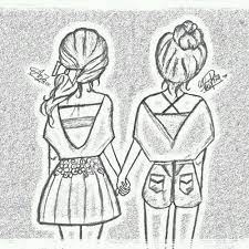 Without him, you can never have something special in your life. Best Friends Bff Tekening 15aaab6a5b4a6a2237062e6ae46df09d Jpg 236 236 Pixels Best Friend Drawings Drawings Of Friends Bff Drawings See More About Friends Best Friends And Girl Darbslaikssajutas