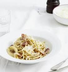 Spaghetti Mit Pancetta Und Pecorino Rezept Rezepte Lebensmittel Essen Essen