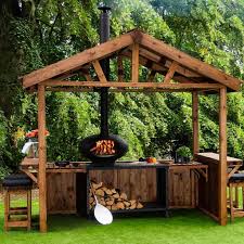 Find unique outdoor kitchen ideas for summer bbqs, grilling, and outdoor parties at decks.com. Simple Backyard Kitchen Ideas Smart Trik
