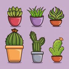 Cactus Kawaii Mignon Et Dessin Anime Succulent En 2020 Dessin Cactus Dessin Et Dessin Anime