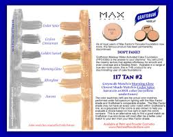 Max Factor Pancake Makeup Color Chart Saubhaya Makeup