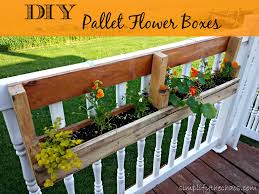 This season, expand your garden to porch and balcony railings with stylish planter boxes. Diy Pallet Flower Boxes Simplify The Chaos