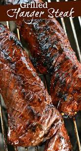 Grilled Hanger Steak Is Tender And Full Of Amazing Flavor All You Need Is A Simple But Flavorful Ho Hanger Steak Beef Hanger Steak Recipe Grilled Beef Recipes