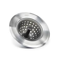 After the nut has been removed, pull the old strainer out from the top of the sink. Oxo Good Grips Silicone Kitchen Sink Strainer Basket 4 5 Inch