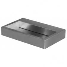 Stainless steel is the de facto finish for those looking to update their kitchen style with new appliances. Wall Mounted Stainless Steel Rectangular Washbasin With Concealed Drainage Autosanit Com
